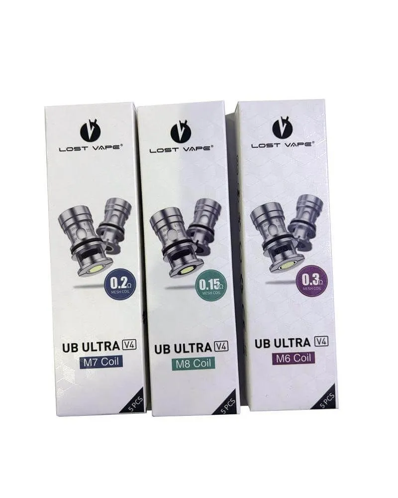 Cewki UB Ultra M8/M7/M6 od Lost Vape - Maksimum Smaku i Chmur