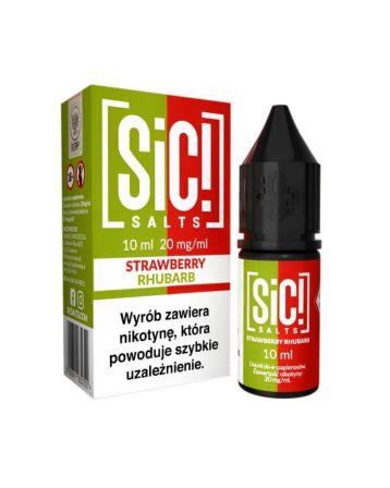 SIC! Salts Strawberry Rhubarb 20mg - Owocowa Eksplozja Smaku