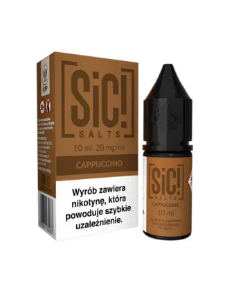 SIC! Salts Cappuccino 20 mg - Aromatyczna Kawa w Każdej Chmurze