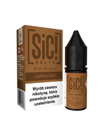 SIC! Salts Cappuccino 20 mg - Aromatyczna Kawa w Każdej Chmurze