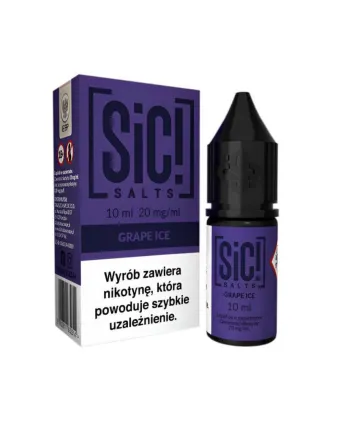 SIC! Salts Grape Ice 20 mg - Soczyste Winogrono z Lodem
