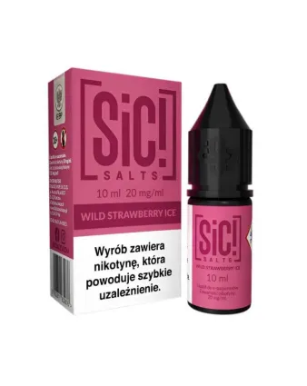 SIC! Salts Wild Strawberry Ice 20 mg - Soczysta Poziomka z Lodem!