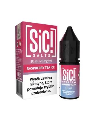 SIC! Salts Raspberry Tea Ice 20 mg - Orzeźwiająca Malinowa Herbata