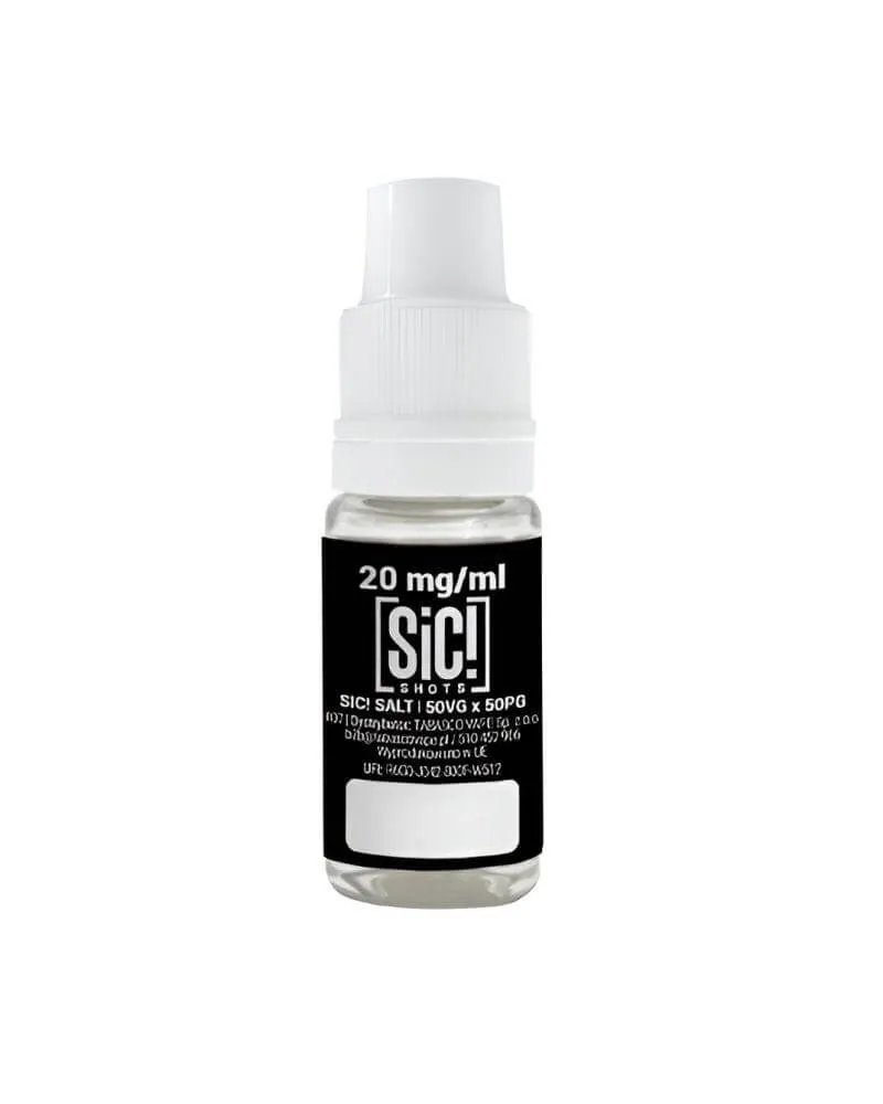Sól Sic! Shots 10ml 20mg/ml – Precyzyjne dostosowanie nikotyny