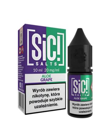 SIC! Salts Aloe Grape Ice 20 mg - Wyraziste Orzeźwienie!