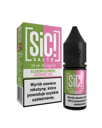 SIC! Salts Elderflower Lychee Ice 20 mg - Wyjątkowy Smak Bzu!
