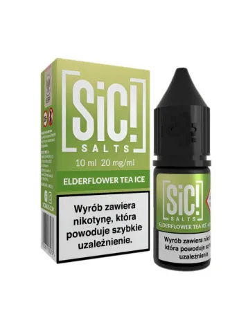 SIC! Salts Elderflower Tea Ice 20 mg - Wyjątkowy Smak Bzu w Herbatce!