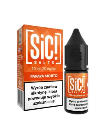 Sic! Salts Mojito Papaya 20 mg – tropikalne połączenie papai i mojito!
