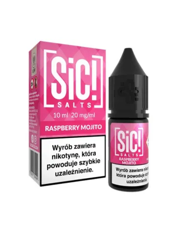 Sic! Salts Raspberry Mojito 20 mg - Soczysta świeżość malin