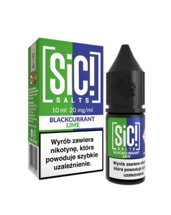 Sic! Salts Blackcurrant Lime 20 mg - Soczyste orzeźwienie