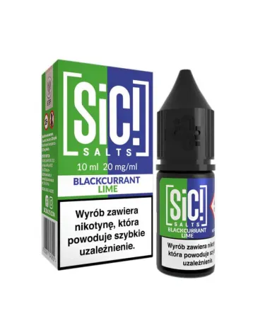 Sic! Salts Blackcurrant Lime 20 mg - Soczyste orzeźwienie