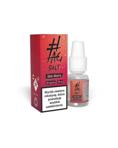 #TAG SALT Drinks Cola Cherry 10ml 20mg – intensywny smak coli i wiśni