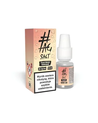 #TAG SALT Drinks Peach Mango Bubblegum 10ml 20mg – tropikalna słodycz