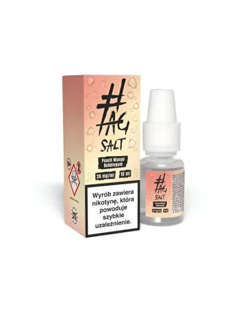#TAG SALT Drinks Peach Mango Bubblegum 10ml 20mg – tropikalna słodycz
