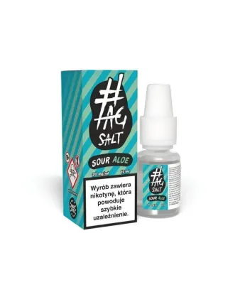 Liquid #TAG SALT Sour Aloe 10ml 20mg - Orzeźwiający Aloes!