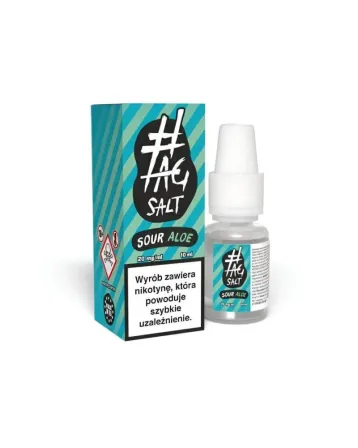 Liquid #TAG SALT Sour Aloe 10ml 20mg - Orzeźwiający Aloes!