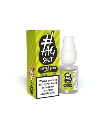 Liquid #TAG SALT Sour Double Apple 10ml 20mg - Soczystość Jabłek!