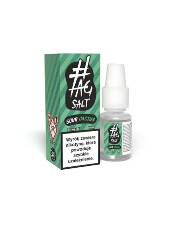 Liquid #TAG SALT Sour Cactus 10ml 20mg - Egzotyczna Świeżość