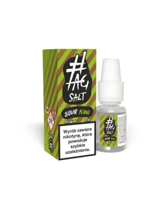 Liquid #TAG SALT Sour Kiwi 10ml 20mg - Tropikalna Rozkosz!