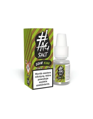 Liquid #TAG SALT Sour Kiwi 10ml 20mg - Tropikalna Rozkosz!