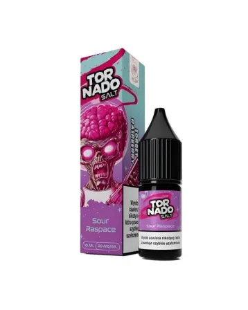 Tornado Salt Sour Raspace 10ml 20mg – Malinowe Orzeźwienie