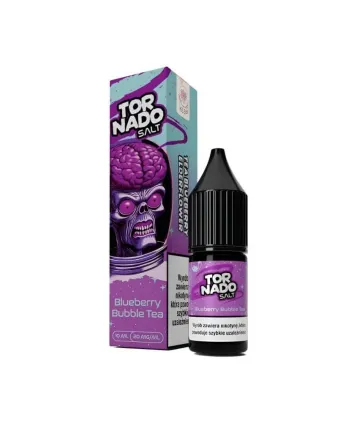 Tornado Salt Blueberry Bubble Tea 10ml 20mg – jagodowy relaks