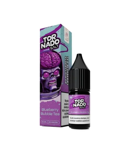 Tornado Salt Blueberry Bubble Tea 10ml 20mg – jagodowy relaks