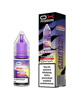OXVA Sour Trio Berries 10 ml 20 mg – leśne owoce z kwaskiem
