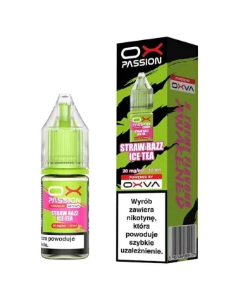 OXVA Straw Razz Ice Tea 10 ml 20 mg – truskawka malina herbata