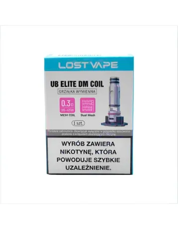Lost Vape E Plus – grzałka 0,3 Ω i 0,6 Ω