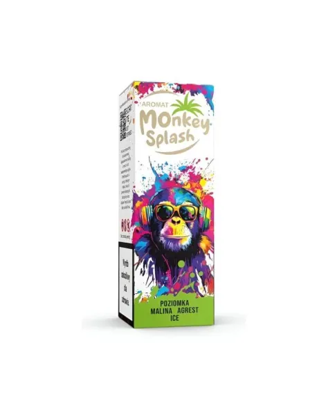 Aromat Monkey Splash Poziomka Malina Agrest Ice – owocowa eksplozja