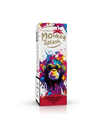 Monkey Splash Czerwone Jabłko Truskawka Ice - aromat 8 ml