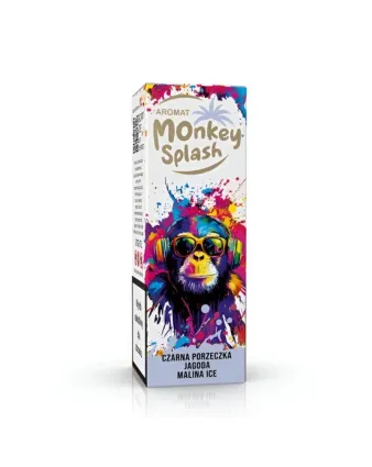 Monkey Splash Czarna Porzeczka Jagoda Malina Ice - aromat 8 ml