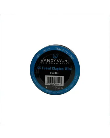 Vandy Vape SS Fused Clapton 26ga/2 + 30ga 10 ft - drut do grzałek DIY