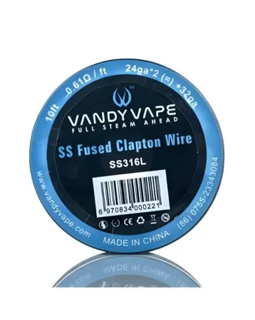 Vandy Vape SS Fused Clapton SS316L 24ga/2 + 32ga 10 ft - drut DIY