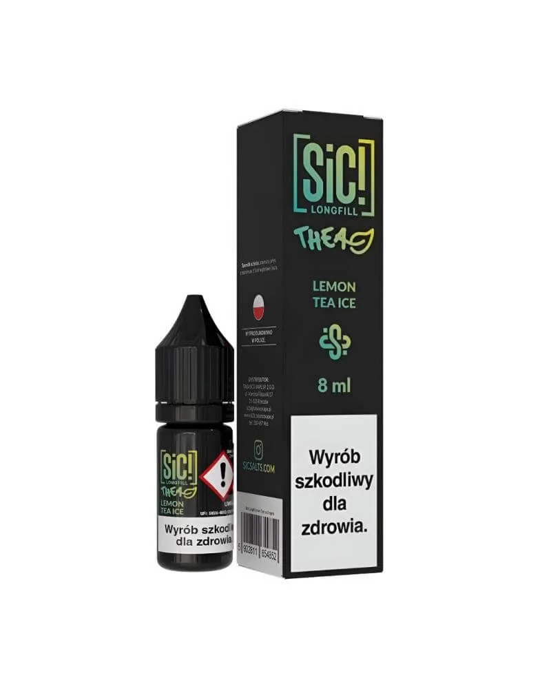 SIC! Lemon Tea Ice 8 ml – cytrynowo-herbaciany aromat