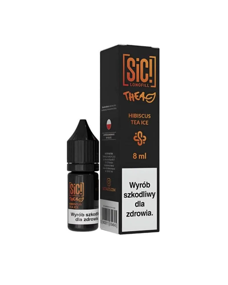 SIC! Hibiscus Tea Ice 8 ml – kwiatowy smak z chłodem