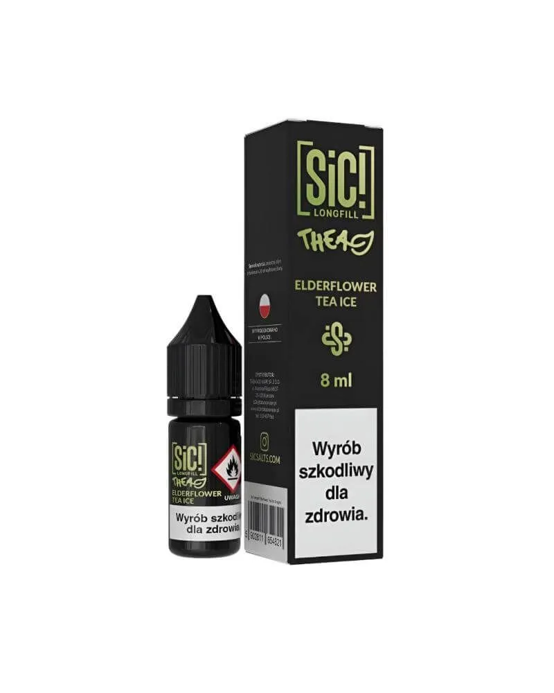 SIC! Elderflower Tea Ice 8 ml - kwiatowo-herbaciany aromat